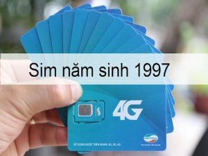 Sim năm sinh 1997 là những số thuê bao điện thoại có đuôi sim là 1997, 97. Hay có cả loại sim đủ cả ngày tháng năm sinh 1997