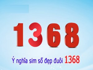 Sim số đuôi 1368 được gọi là sim lộc phát hay là sim tài lộc. Thuộc vào dòng số thuê bao điện thoại với số đuôi 68 “ lộc phát”.
