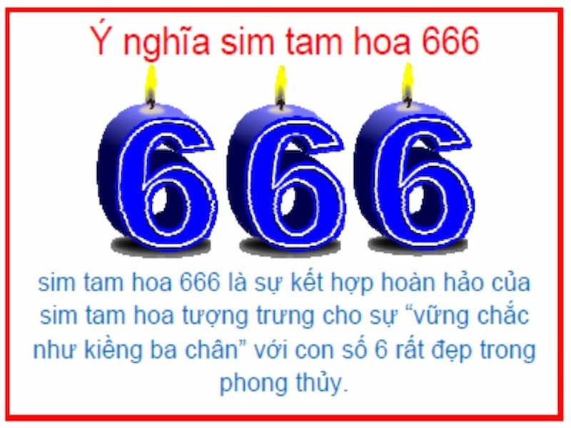Ý nghĩa của số điện thoại có số 666 với chủ nhân