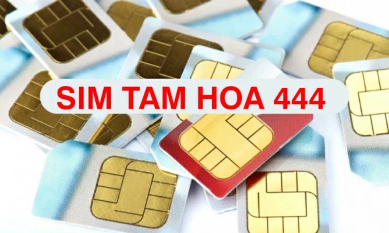 Địa chỉ mua Sim Tam Hoa 444 uy tín 